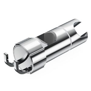 Alyvisun Verstellbarer Handbrause Halterung 360° Drehbar ohne Bohren, Einfache Installation für Duschstangen 16-27 mm