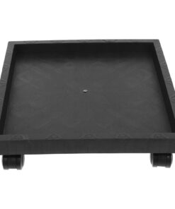 DOITOOL Bewegliches Rollbrett Garten Pflanzkasten für Pflanzenroller Quadratisch Verdickt Home Metall Rack