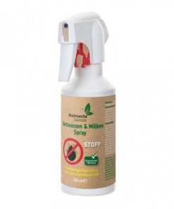 BioInsecta Bettwanzen und Milben Spray für Kinder im Schlafzimmer zur Nachtschutzung gegen Ungeziefer 250 ml