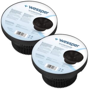 Wessper Ersatzfilter mit Aktivkohle für Dunstabzugshauben - Teka, Küppersbusch, Gorenje, Smeg - 531371-2 Stück, 61801251