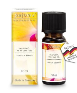 pajoma® Duftöl Vanilla & Berries 10 ml | Premium Parfümoröle für Aromaterapien, Duftlampen & Massage | Naturkosmetik
