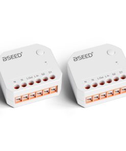BSEED Smart Lichtschalter 1 Weg/2 Wege Kompatibel mit Alexa Google Home - Simplifiziert Ihre Heimautomatisierung für Ei