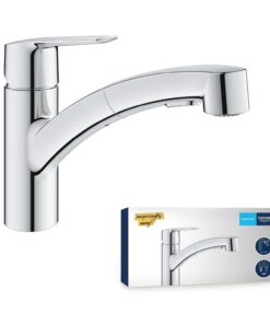 GROHEStart Küchenarmatur 2 Strahlarten Wassersparend Werkzeugfrei montierbarChrome 30531001