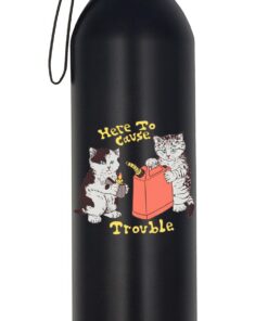 Kute Kittens Cause Trouble Isolierflasche Edelstahl 1 Litre