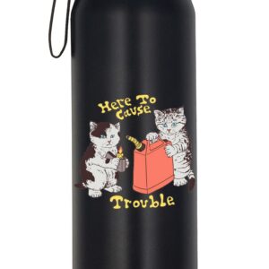 Kute Kittens Cause Trouble Isolierflasche Edelstahl 1 Litre
