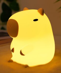 Ammonite Capybara Geschenk Nachtlicht Kinderzimmer USB Touch