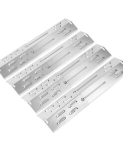 GFTIME Universal Brennerabdeckung 29 bis 43cm Flammenverteiler Grill Ersatzteile für Jamestown, Charbroil, Landmann, 4 S