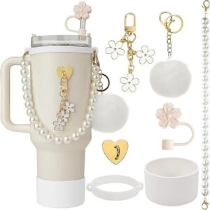 Stanley Cup Zubehör Set - Wasserflaschen Griff Riemen, Silicium Stiefel, Strohhalm Abdeckung, Stanley Cup Accessoires