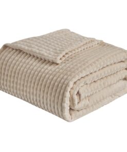 EMME Kuscheldecke Flauschige - 3D-Touch-Erlebnis, Weiche Warme Fleecedecke 150x200cm, Couchdecke für Sofa und Tagesdecke
