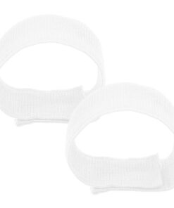 Milisten 2st Selbstklebender Knöchelriemen - Fitness-Trainingsbänder für Yoga-Enthusiasten --webpacken Black Polyester