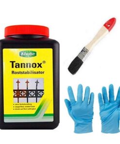 Kluthe Tannox Rostentferner - perfekt für Autos inkl. Pinsel (1 Liter) Kluthe Tannox Rostkonverter - ideal für Metallt