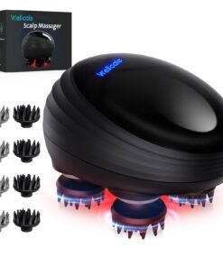 Tragbares elektrisches Kopfhaut-Massagegerät für Stressabbau und Haarwachstumaktivierung IPX7 wasserdicht, Type-C wieder