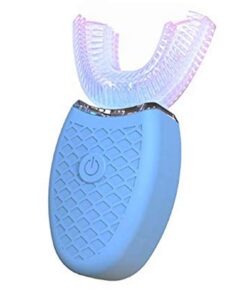 Ultraschall-Zahnbürste für Erwachsene (blau) - 360 ° automatisch, Kaltaufhellungsinstrument | Automatische Ultraschall-