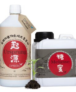 DIMIKRO Ursprung - traditionell japanische EM-Urlösung + Melasse aus Zuckerrohr zur Herstellung von Effektiven Mikroorga