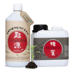 DIMIKRO Ursprung - traditionell japanische EM-Urlösung + Melasse aus Zuckerrohr zur Herstellung von Effektiven Mikroorga