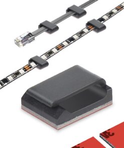 Kabelordnung Selbstklebende Led-Licht-Klemmen 100PackFürZuhause und Büro