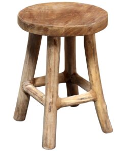Spetebo Teak Blumenhocker - Holz - Sa Minecraftieghohe Deko | Spetebo Teak Blumenhocker 26 x 20 cm - Pflanzen Ständer -