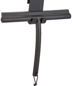 blomus -VIPO- Duschwischer aus Silikon, streifenfreie Reinigung, Antharzit/Grau (H 20 cm, B 24,5 cm, T 2,5 cm, 68982) Ho