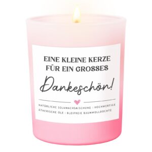 Dankeschön Geschenke für Frauen - Lavendel Aroma Kerze, Geburtstagsgeschenk, Weihnachtsgeschenke|Ruhestand Geschenk, Leh