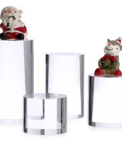 SUMTree Acryl-Display Schmuck Uhren Figuren Zylinder 5x5x4 cm | SUMTree Acryl-Display Schmuck Uhren Figuren Zylinder 5x