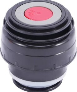 Vakuum-Deckel für Outdoor-Reisebecher | 4,5 cm Tragbar Universal Schwarz/Rot