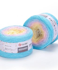 YarnArt RoseGarden Super Fino Kuchengarn - 100 % Baumwolle - für Feinspinnereien - perfekt für Handarbeit und Strickerei