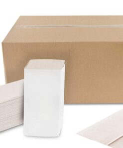 Natur Premium Falthandtücher Recycling 5.000 Blatt 25 x 23 cm für Gastronomie und Krankenhäuser | Recycling Falthandtüc