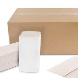 Natur Premium Falthandtücher Recycling 5.000 Blatt 25 x 23 cm für Gastronomie und Krankenhäuser | Recycling Falthandtüc