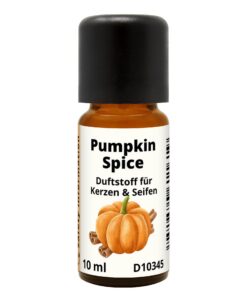 Wategies Pumpkin Spice Duftstoff 10ml Duftöl für Kerzen und Seifen | Authentic Pumpkin Spice Duftstoff 10ml Duftöl für