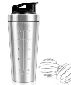 JOLIGAEA Edelstahl Protein Shaker 750ml, ideales Routinedevices für Sportlicheproteinshake Verbraucher | JOLIGAEA Edels