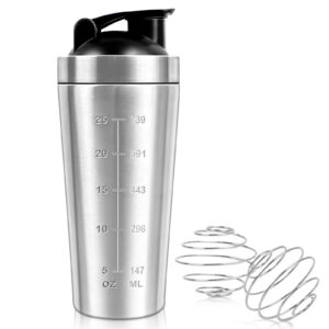 JOLIGAEA Edelstahl Protein Shaker 750ml, ideales Routinedevices für Sportlicheproteinshake Verbraucher | JOLIGAEA Edels