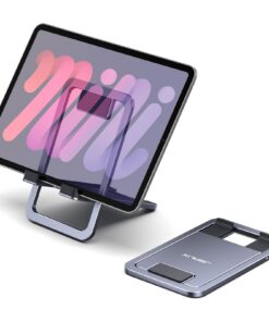 Tragbare Tablet-Ständer JSAUX, aluminiumverstellbar für Tisch, kompatibel mit iPad, Samsung Galaxy Tab, Kindle Fire, St