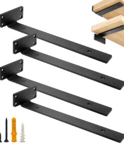 FYting Regalwinkel Wandkonsole, robust und unsichtbar, für Topfpflanzen, Zuhause und Büro, Tragfähigkeit 70 kg (30cm)