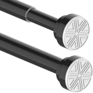 1Stück Gardinenstange ohne Bohren Verstellbar für Duschvorhänge Designneues Neues Design Ausziehbar Teleskopstange Dusch