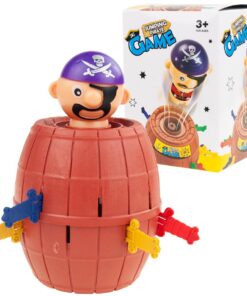Martom VERRÜCKTER Pirat Spiel ARKADE, Hochwertiges Aktionsspiel für Kinder, Pop-up-Piratenspiel zur Verfeinerung der Ges