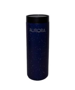 Aurora Thermobecher 500ml - Doppelwandiger Kaffeebecher To Go aus Edelstahl - Hält 6h Heiß/12h Kalt (Blau)