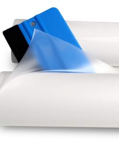 Folindo Wandschutzfolie Wandschutz transparent matt – Meterware 126cm breit – Wasserdichte Selbstklebende Schutzfolie fü