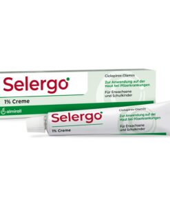 Selergo 1% Creme gegen Haut- und Fußpilz für Erwachsene und Schulkinder (ab 6 Jahren), Breitband-Antimykotikum, 20 g
