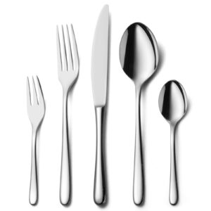 Alata Vienna 18/10 Edelstahl Poliert, Besteck Set 12 Personen, Glänzend, Spülmaschinenfest | Alata Vienna 18/10 Edelsta