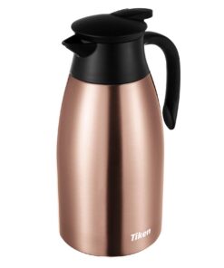 Tiken 2L Doppelwandige Edelstahl Vakuumisolierungskannte für Kaffee-Konsumanten