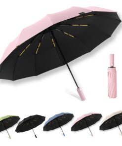 NNicorns Automatische Taschendusche - Wind- und Regenschutz, 24-Fachstäbe Kompakte Reise-Dusche für Männer und Frauen, u