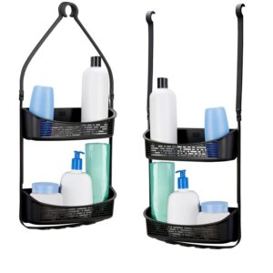 BLACK+DECKER Premium 2-Way Convertible Hanging Shower Caddy - Für Badecabinen, Schwarz, (L) 1|6 X (H) 27.2 cm - Duschabl