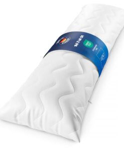 LILENO HOME Seitenschläferkissen - Stillkissen OEKO-TEX Für Schwangere und Babys - 40x145 cm (1200g Füllung)
