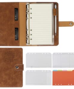 Skycase A6 Ringbuch-Organizer – Hochwertiger Binder mit 6-Loch-Papier für Büro und Schule | Notizbuch, Tagebuch oder Pla