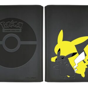 UP - Elite Series: Pikachu 9-Taschen ZIPPER-Taschen PRO-Bindern für Pokémon-Collezionisten im Schulalltag
