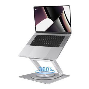 Ausziehbare Laptop Ständer für MacBook Pro und Laptops 10–21" - perfekt für Büros und Studenten - Silber | Standing Lap