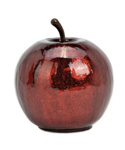Dekorative Glas Apfel Leuchte mit LED Beleuchtung und Timer (unten) - Weihnachtsdeko | Dekorative Glas Apfel Leuchte mi