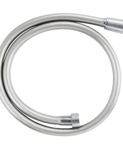 GROHE VitalioFlex Silver - Druckbeständiger Brauseschlauch für Badezimmer (1000 mm, hitzebeständig, knickfest, chrom, 22