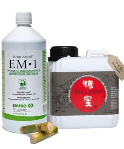 EMIKO EM 1 Urlösung + Melasse (1 Liter) + Informationsbroschüre über Effektive Mikroorganismen