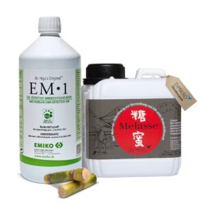 EMIKO EM 1 Urlösung + Melasse (1 Liter) + Informationsbroschüre über Effektive Mikroorganismen